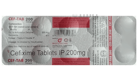 Cef-Tab 200 Tablet image