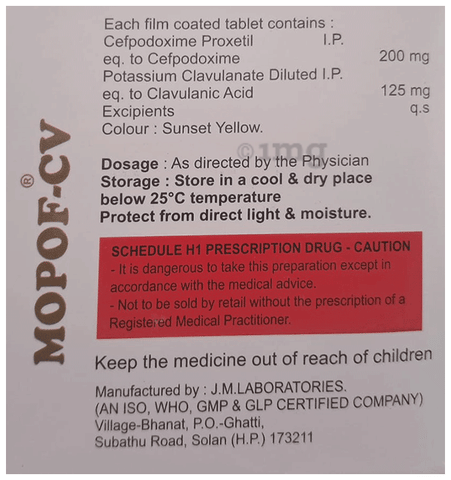 Mopof-CV Tablet image