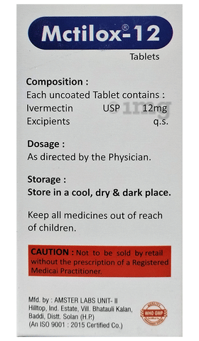 Mctilox 12 Tablet image