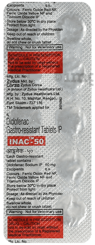 Inac 50 Tablet image Inac 50 Tablet image