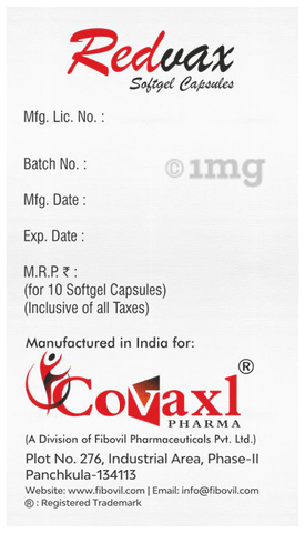 Redvax Softgel Capsule