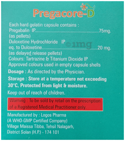 Pregacore-D Capsule DR image Pregacore-D Capsule DR image