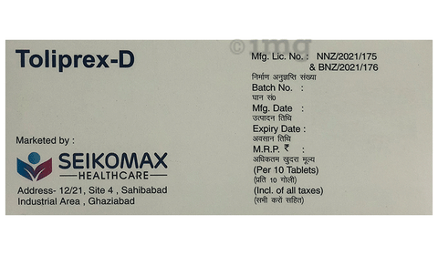 Toliprex D Tablet image