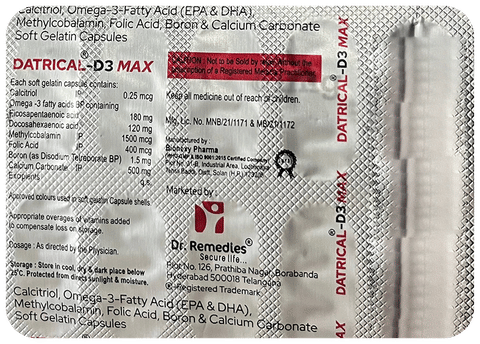 Datrical-D3 Max Softgel Capsule image