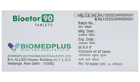 Bioetor 90 Tablet image