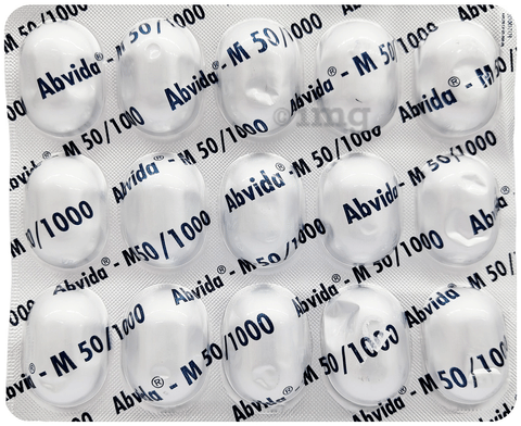Abvida-M 50/1000 Eazy Glide Tablet SR image Abvida-M 50/1000 Eazy Glide Tablet SR image