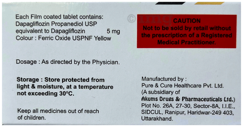 Dapride 5 Tablet image Dapride 5 Tablet image