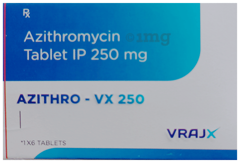 Azithro-VX 250 Tablet image