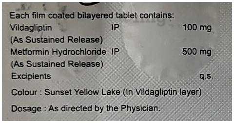 Vildanex M OD Tablet SR image Vildanex M OD Tablet SR image