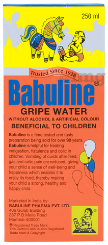 Babuline gripe water in outlet hindi