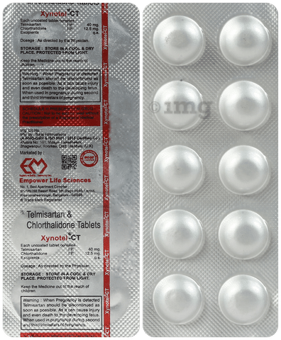 Xynotel CT 40mg/12.5mg Tablet