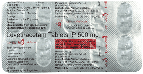 Leviliv 500 Tablet image Leviliv 500 Tablet image