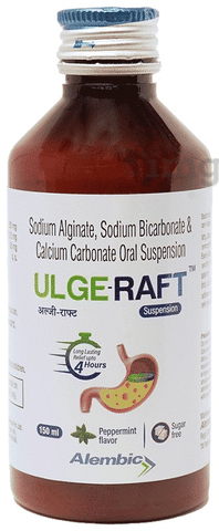 Ulge-Raft Oral Suspension Peppermint Sugar Free