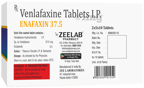 Enafaxin 37.5 Tablet image