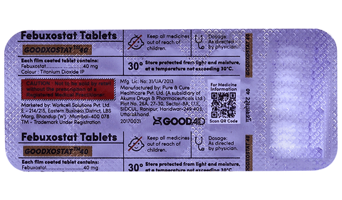 Goodxostat 40 Tablet image