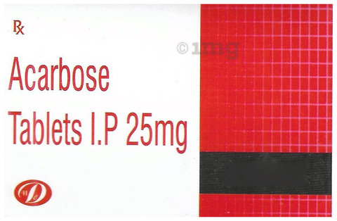 Danavish Acarbose 25mg Tablet image