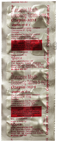 Ozapin -MD 5 Tablet image