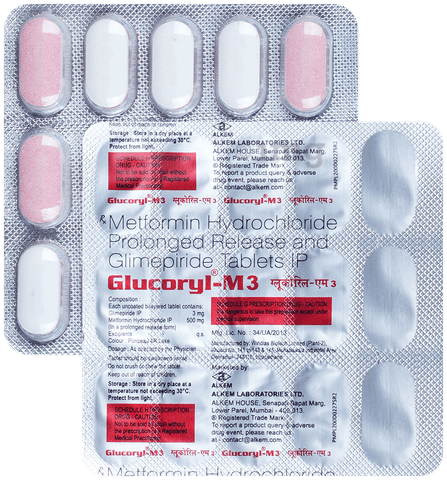Glucoryl-M3 Tablet PR image