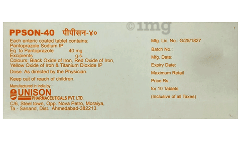 Ppson 40mg Tablet image Ppson 40mg Tablet image