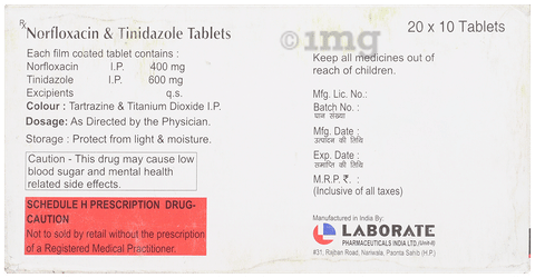 Nds Nflox-TZ Tablet image Nds Nflox-TZ Tablet image