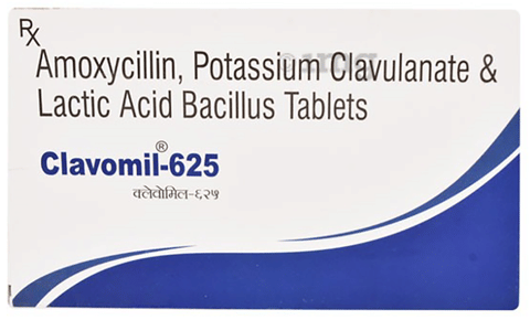 Clavomil 625 Tablet image