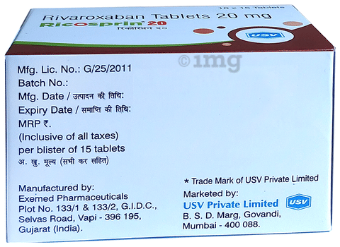 Ricosprin 20 Tablet image