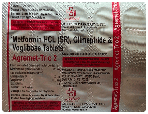 Agremet-Trio 2 Tablet SR