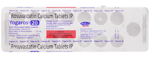 Yogaros 20 Tablet image