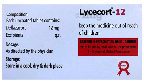 Lycecort 12 Tablet image