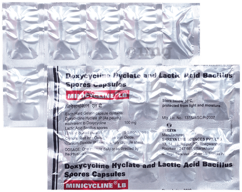 Minicycline LB Capsule image Minicycline LB Capsule image
