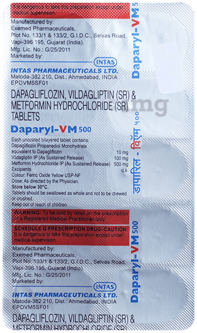 Daparyl-VM 500 Tablet image