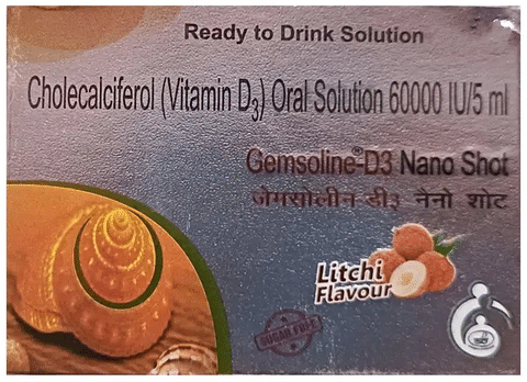 Gemsoline-D3 Nano Shot Litchi Sugar Free