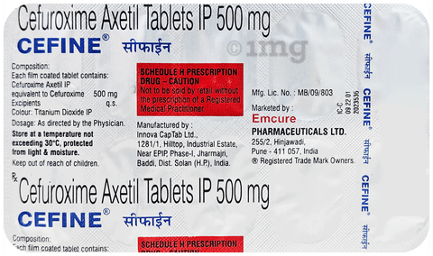 Cefine 500mg Tablet image Cefine 500mg Tablet image