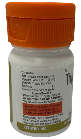 Rethyro 100 Tablet image