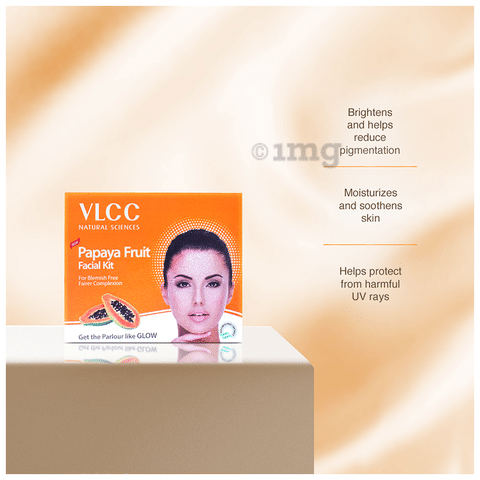 VLCC Natural Sciences Papaya Fruit Facial Kit 60gm Each Buy