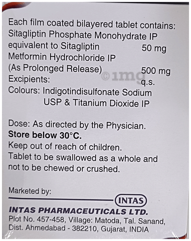 Ignalis-M 50/500 Tablet PR image Ignalis-M 50/500 Tablet PR image