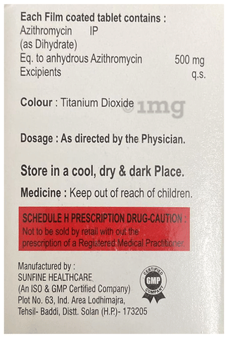 Azish 500 Tablet image