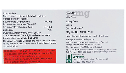Doxcef CV Tablet DT image Doxcef CV Tablet DT image