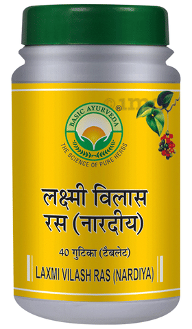Basic Ayurveda Laxmi Vilas Ras (Nardiya) Tablet 1