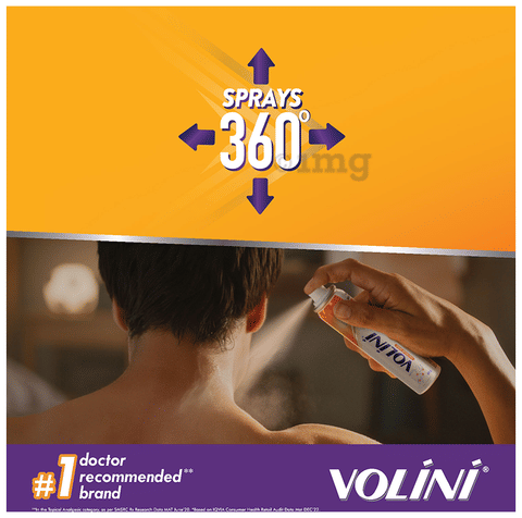 Volini Spray for Sprain, Muscle and Joint Pain Relief | Quick Action | Long-Lasting Relief | Bone, Joint & Muscle Care image