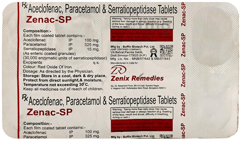 Zenac SP Tablet image Zenac SP Tablet image