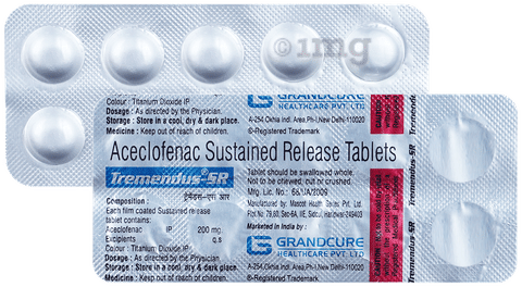 Tremendus 200mg Tablet SR image