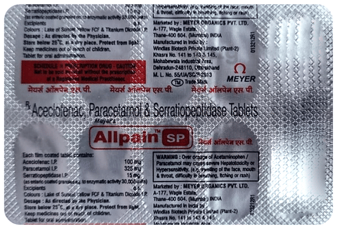 Allpain SP Tablet image