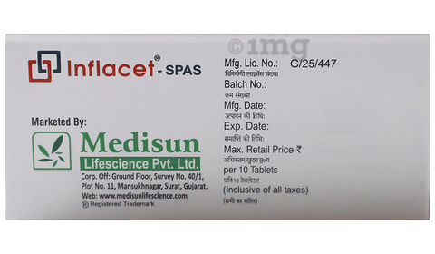 Inflacet-Spas Tablet image