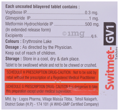 Switmet-GV 1 Tablet ER