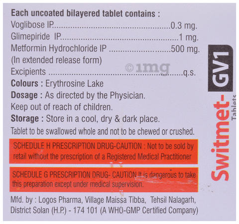Switmet-GV 1 Tablet ER image