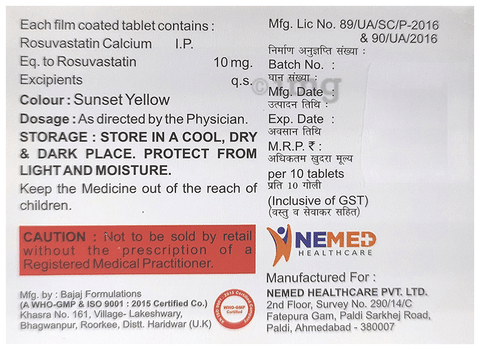 Rosumed 10 Tablet image