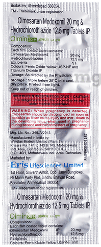 Olmin 20-H Tablet image