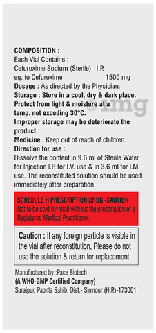 Roxim 1500 MG Injection image