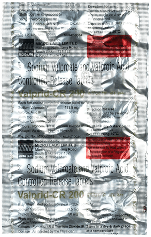 Valprid CR 200 Tablet image Valprid CR 200 Tablet image